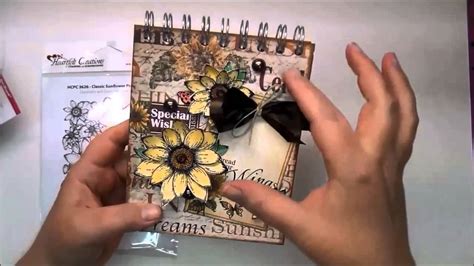 Heartfelt Creations Sunflower Dies,Stamps, and Paper - YouTube