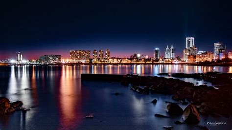 Montevideo Night Skyline