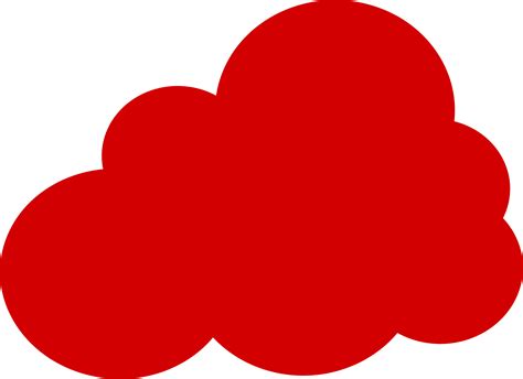 big red cloud Icons PNG - Free PNG and Icons Downloads