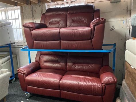 NEW - EX DISPLAY SOFOLOGY DENTON LEATHER 3 + 2 SEATER SOFAS SOFA, 70%Off RRP SALE | in Leeds ...
