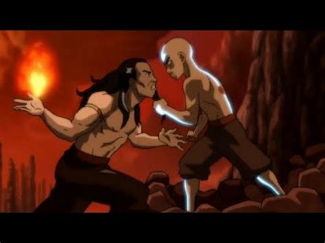 Fire Lord Ozai vs Avatar Aang full fight - YouTube