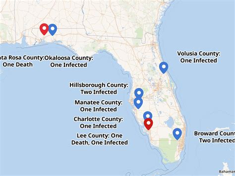 Current COVID-19 cases in Florida by independent-florida-alligator · MapHub