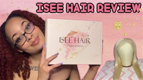 ISEE Princess Hair Review: 613 Blonde Transparent Lace Wig - YouTube