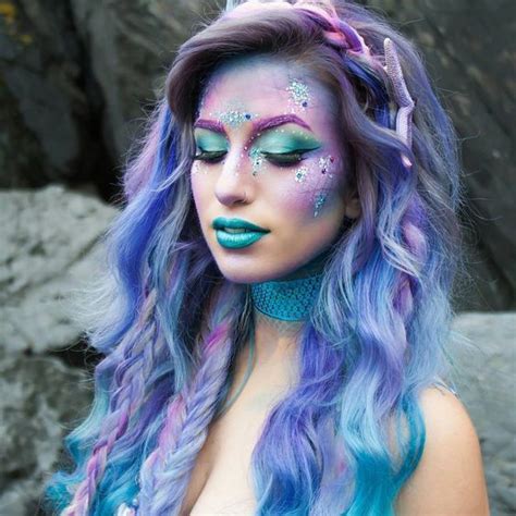 15 Ideas para maquillarte como sirena en Halloween | Tu en línea | Peinados de sirena ...