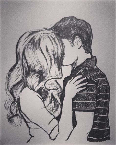 42 Simple Pencil Sketches Of Couples In Love – Artistic Haven