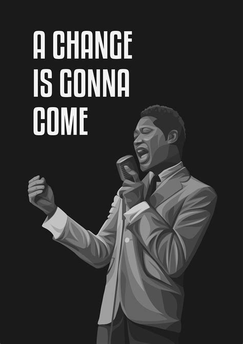 Sam Cooke A change is gonna come art print | Etsy