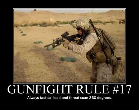 GUNFIGHT RULES | Gunfight, Military humor, Military memes