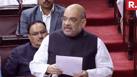 Amit Shah Hits Back At Congress In Parliament | Full Speech - YouTube