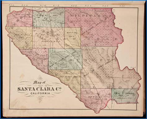 Santa Clara County California Map - Map