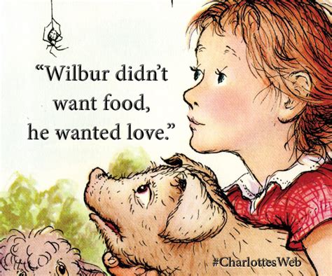 #Quotes “Wilbur didn’t want food, he wanted love.” – E.B. White ...