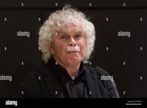 Berlin, Germany, Sir Simon Rattle, chief conductor of the Berlin Philharmonic Stock Photo - Alamy