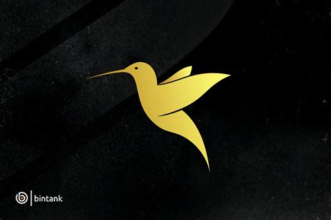 Gold Humming Bird Logo | Branding & Logo Templates ~ Creative Market