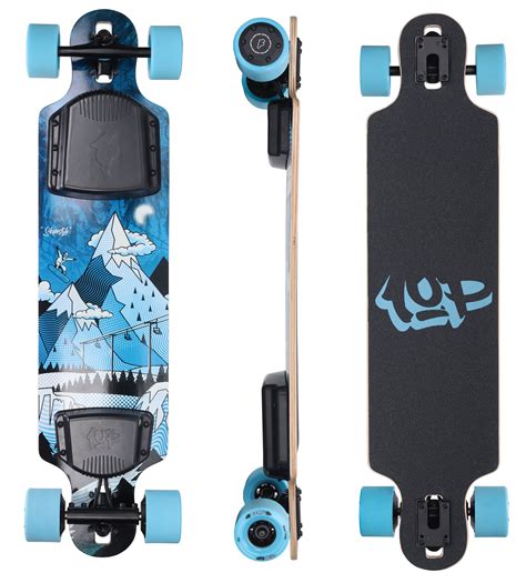 Ride1UP Electric Longboard, Electric Skateboard With Remote For Adults, 7.5AH 10S3P Samsung ...