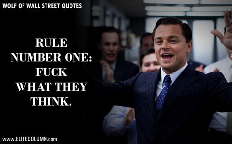 61 The Wolf of Wall Street Quotes That Will Make You Rich | EliteColumn