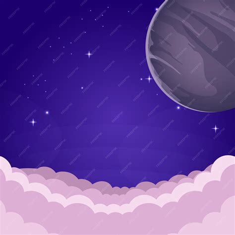 Premium Vector | Sky background full of clouds illustrator drawing