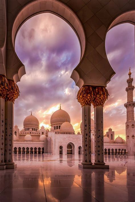 Sunset at the Mosque | Mecca wallpaper, Mosque architecture ...
