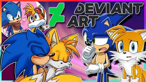 Sonic and Tails VS DeviantArt - YouTube