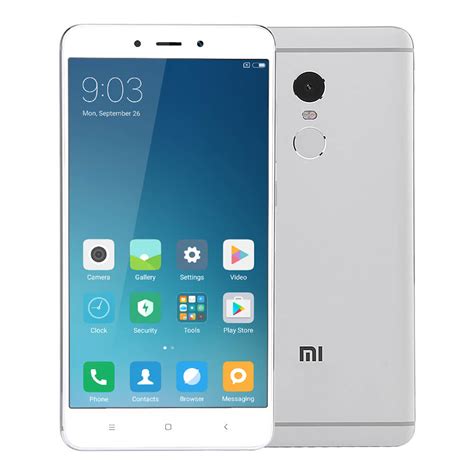 Xiaomi Redmi Note 4 Pro Helio X20 3GB 64GB Smartphone - Silver