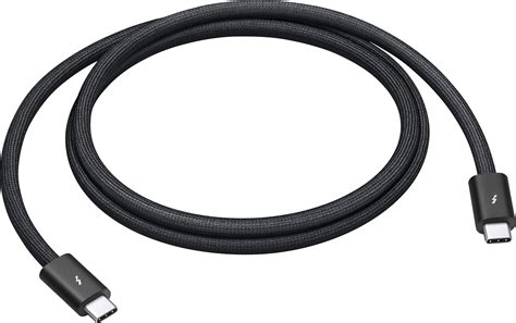 Apple Thunderbolt 4 Pro Cable (1 m) Black MU883AM/A - Best Buy