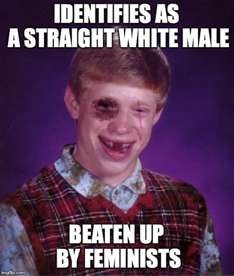 Beat-up Bad Luck Brian - Imgflip