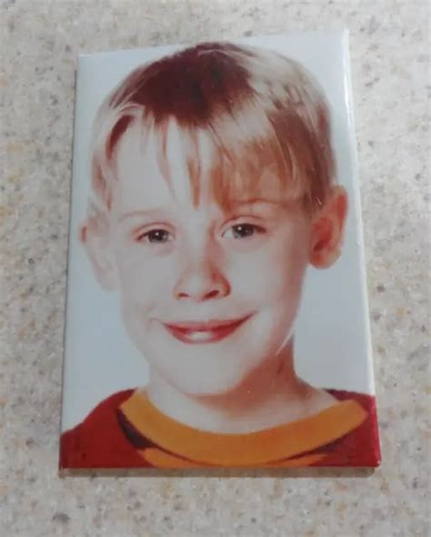 VINTAGE HOME ALONE Macaulay Culkin Ata Boy fridge Magnet 1990s USA $6. ...