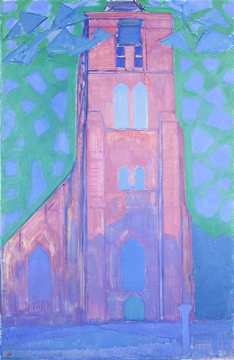 Church Tower. Piet Mondrian - Wikimedia Commons Contemporary Abstract Art, Abstract Art Prints ...