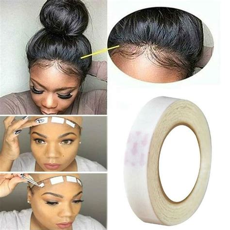 3m/Roll Lace Wig Glue Tape Long Lasting Waterproof Hair Extension Adhesive Doubl #Ad , # ...