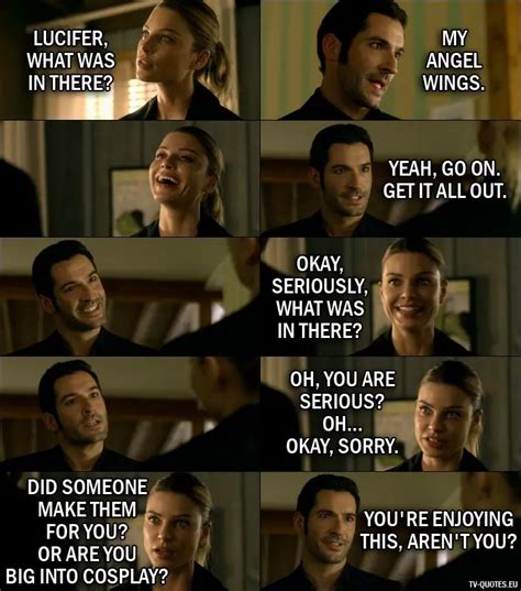 16 Best Lucifer Quotes from Wingman (1x07) | Scattered Quotes