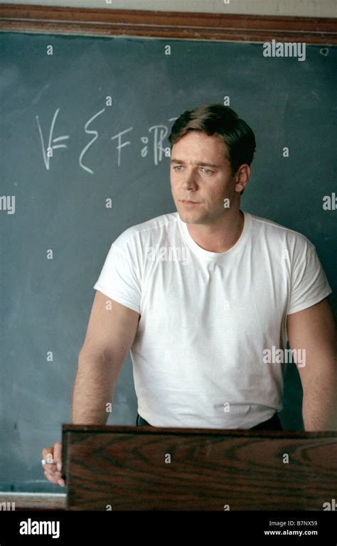 A BEAUTIFUL MIND 2001 Universal/Dream Works film with Russell Crowe as John Nash Stock Photo - Alamy