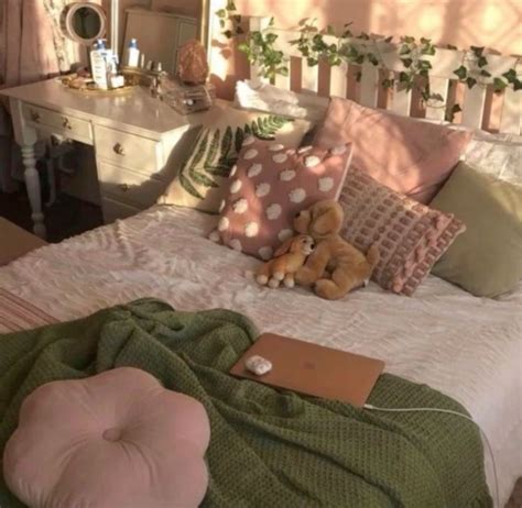 Soft sunshine bedroom | Green bedroom decor, Room inspiration bedroom ...