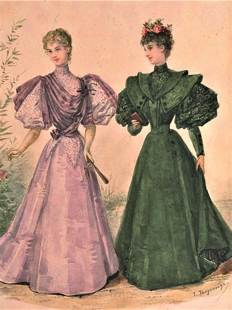 La Mode Illustree - 1895 | Victorian era fashion, 1890s fashion ...