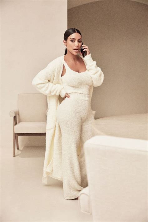 Kim Kardashian Poses in SKIMS ' Cozy Knitwear Collection | Kim ...