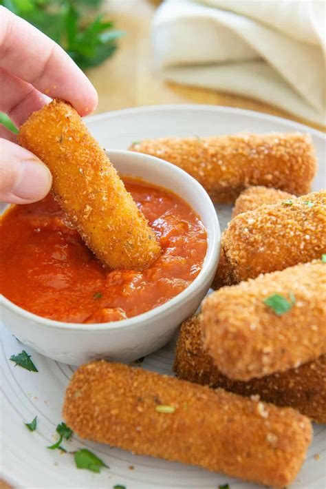 Homemade Mozzarella Sticks (Breaded Cheese) - Fifteen Spatulas