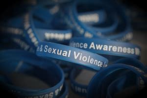 Sexual Violence Awareness Wristbands In the Battle Against Sexual Assault