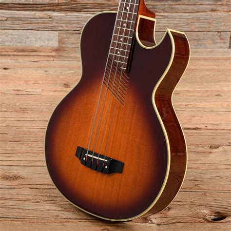 Washburn AB-20 Acoustic Bass Sunburst – Chicago Music Exchange