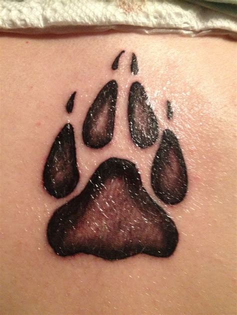 Pin by Christine Ward on Loves | Wolf paw print, Wolf paw, Unique tattoos