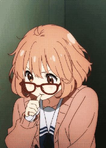 Anime Glasses Gif