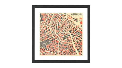 City Map Framed Wall Art Print, Amsterdam - Download Free 3D model by MADE.COM (@made-it ...