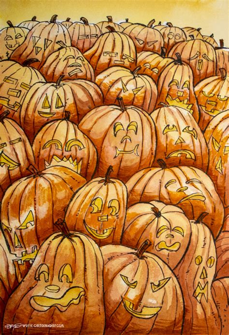 Cartoon Pumpkin Patch - Carinewbi