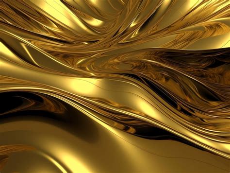 Premium AI Image | gold abstract effect background for desktop and wallpaper