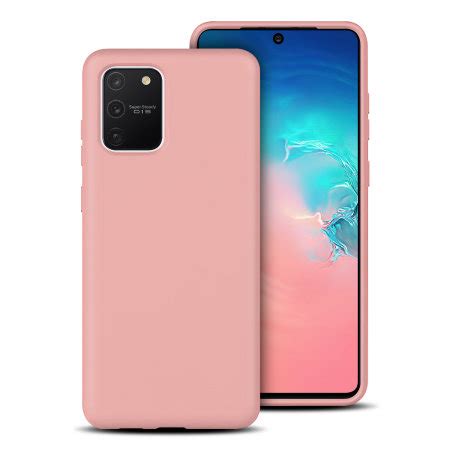 Olixar Soft Silicone Samsung Galaxy S10 Lite Case - Pastel Pink