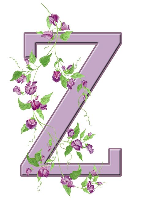 Letter Z Floral Initial Free Stock Photo - Public Domain Pictures