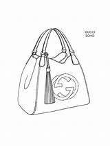 Handbag coloring pages Download And Print  sketch template