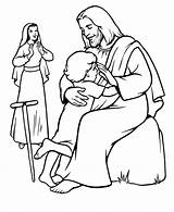 Free Printable Jesus Coloring Pages For Kids sketch template