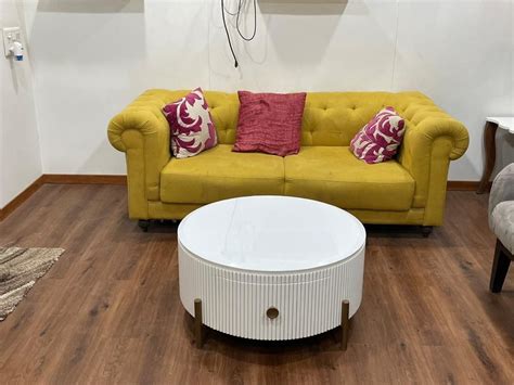 Wooden Oval Designer Center Table at Rs 12000 in Ahmedabad | ID ...