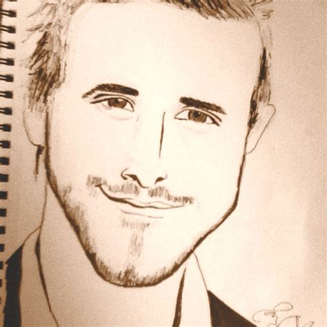 Ryan gosling by me | Male sketch, Ryan gosling, Art