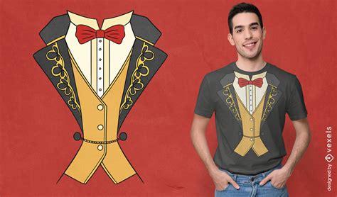 Circus Ringmaster Costume T-shirt Design Vector Download