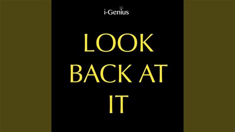 Look Back At It (Instrumental Remix) - YouTube