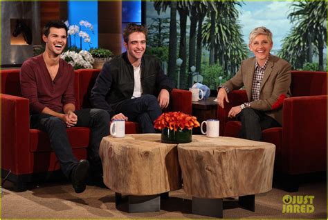 Robert Pattinson & Taylor Lautner: 'Ellen' Show Guests!: Photo 2753533 ...