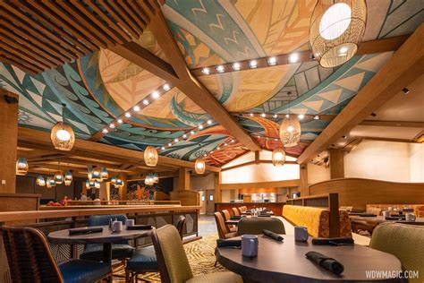 A look inside the completed new-look Kona Cafe at Disney's Polynesian ...